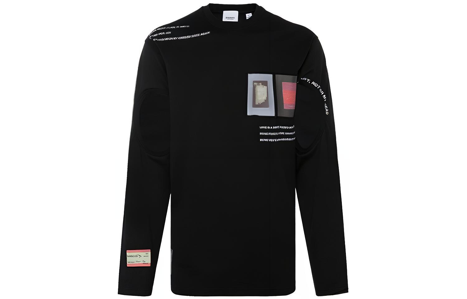 Burberry Classic Monogram Pullover Sweatshirt Black 4558661