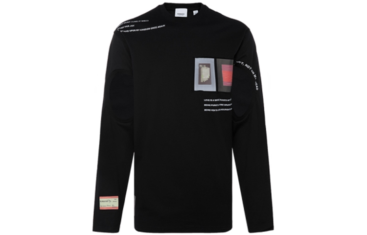 Burberry Classic Monogram Pullover Sweatshirt Black 4558661 圖 2