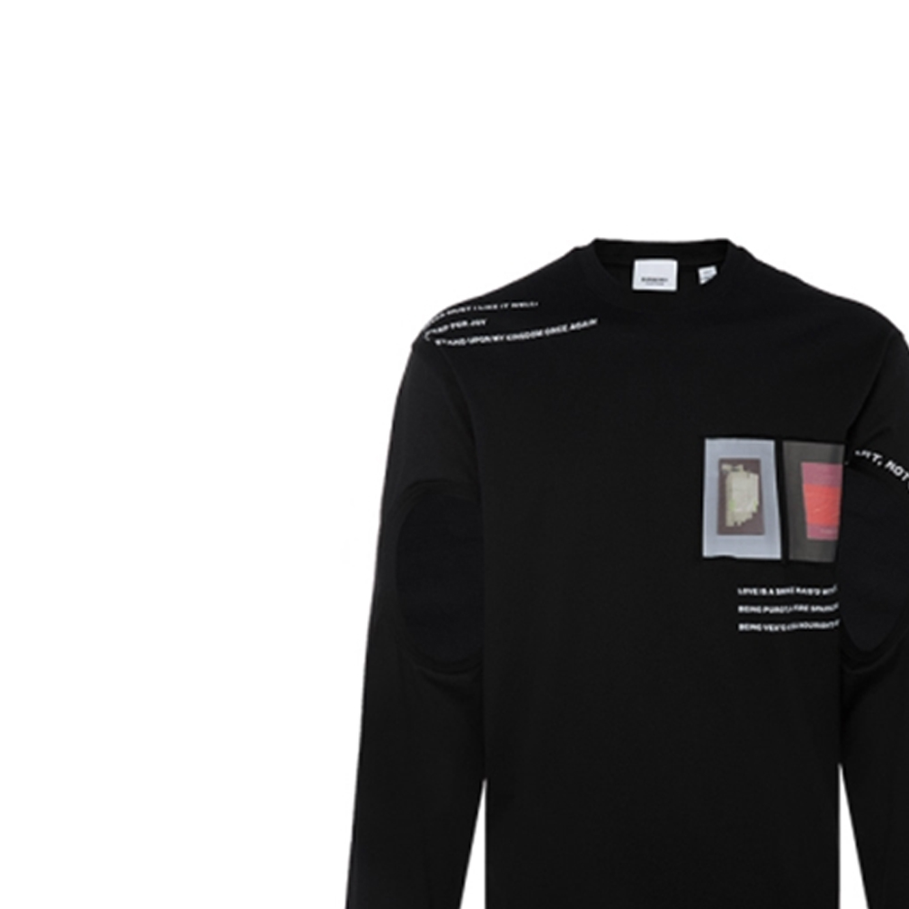 Burberry Classic Monogram Pullover Sweatshirt Black 4558661 圖 7