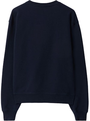 버버리 클래식 네이비 블루 크루넥 루즈핏 긴소매 맨투맨 남성용. 80945981 Lookbook 버버리 클래식 네이비 블루 크루넥 루즈핏 긴소매 맨투맨 남성용. 80945981