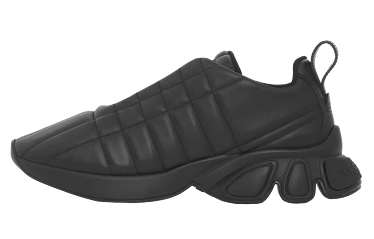 Burberry Classic Quilted Leather Sneakers 'Black' 80569521