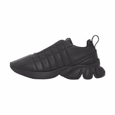 Burberry Classic Quilted Leather Sneakers 'Black'