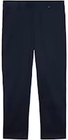 Burberry Classic Solid Logo Embroidered Straight-Leg Casual Pants Navy Men. 80551741 Burberry Classic Solid Logo Embroidered Straight-Leg Casual Pants Navy Men. 80551741