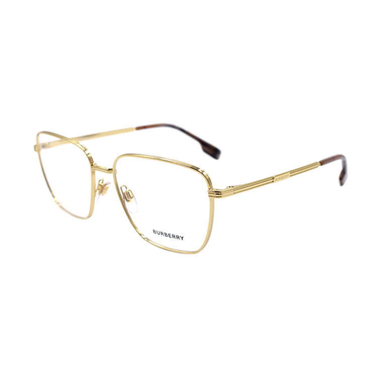 BURBERRY Classic Striped Gold Optical Glasses 1368 for Men B1368-1109 圖 3