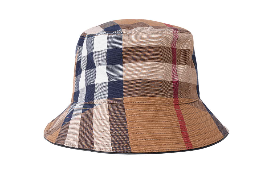 Lookbook Burberry Classic Stylish Cotton Bucket Hat Unisex Casual Streetwear. 80529811
