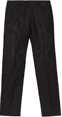 Burberry 經典剪裁提花羊毛混紡直筒長褲 男款 黑色 80415351 Order Burberry 經典剪裁提花羊毛混紡直筒長褲 男款 黑色 80415351