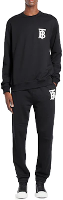 Burberry Classic TB Logo Print Knit Sweatpants Black 80246071 Shop Burberry Classic TB Logo Print Knit Sweatpants Black 80246071