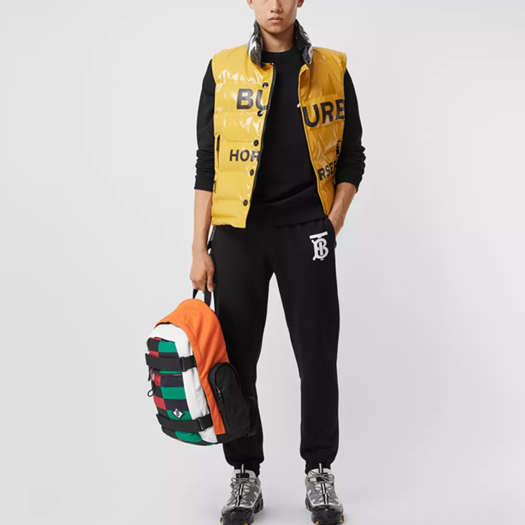 Burberry Classic TB Logo Print Knit Sweatpants Black 80246071 圖 9