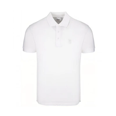 Burberry Classic TB Logo Short Sleeve Polo Shirt White () 8014005
