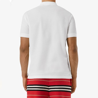 Burberry Klasik Polo Lengan Pendek Logo TB Putih 8014005 Sizing Burberry Klasik Polo Lengan Pendek Logo TB Putih 8014005