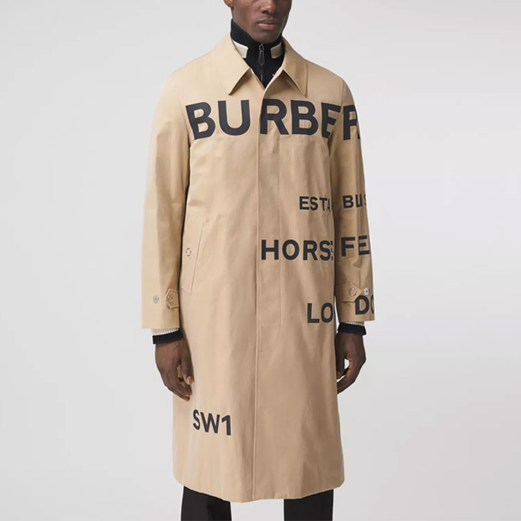 Lookbook Burberry Clásica Gabardina Color Miel de Algodón. 80158971
