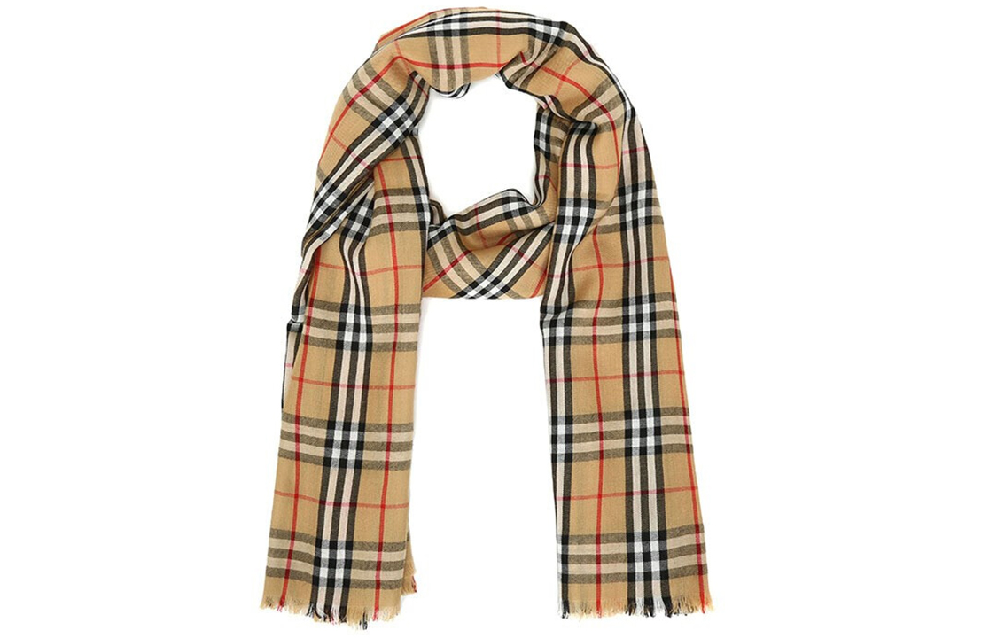 Burberry Classic Yellow Check Cashmere Scarf 4076807 圖 3