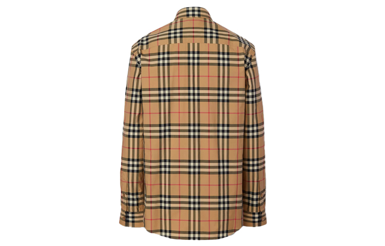 Burberry Classic Zebra Embroidered Check Shirt Archive Beige 80320641 圖 3