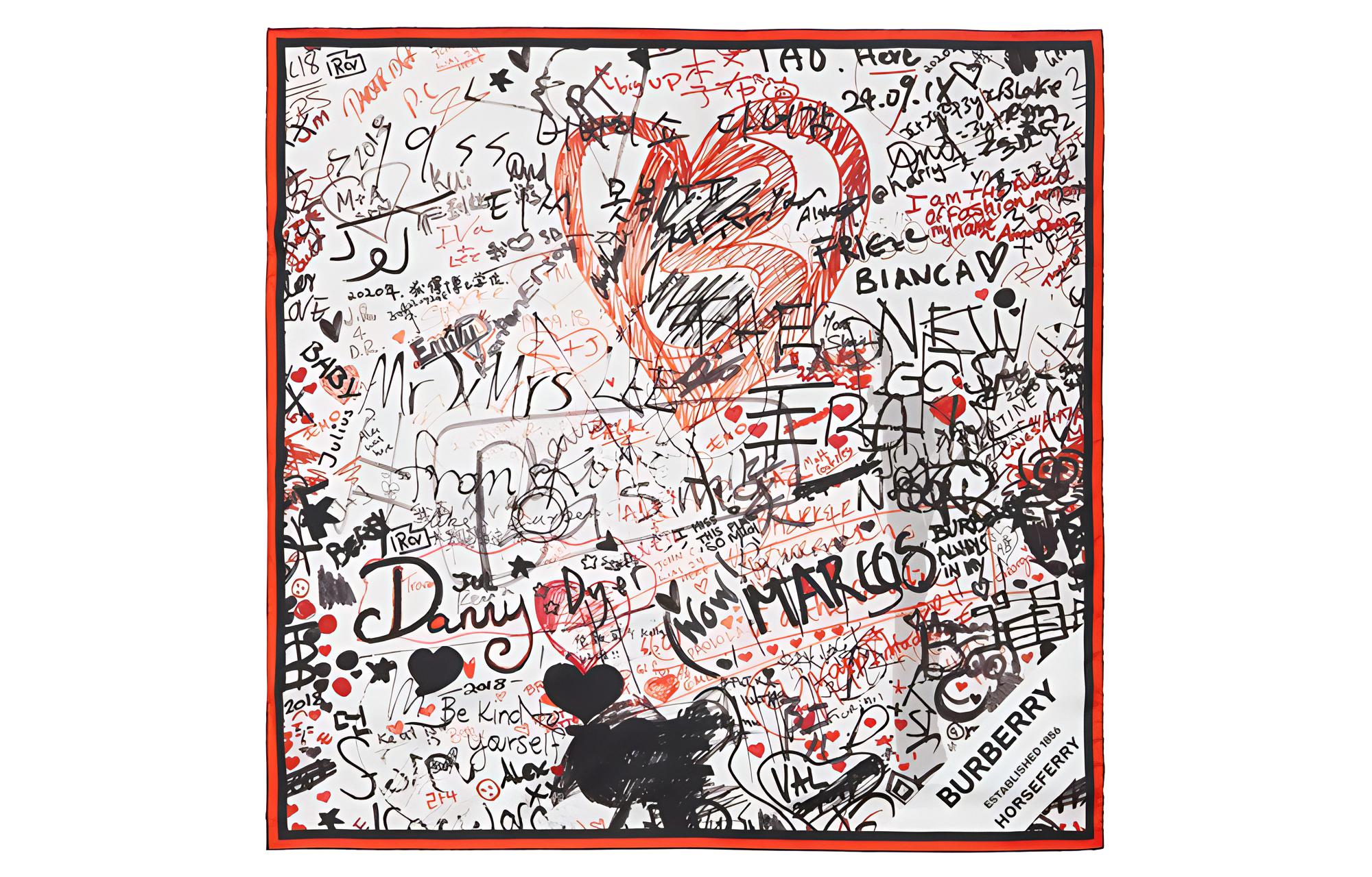 Burberry Colorblock Classic Logo Versatile Scarf 8025577