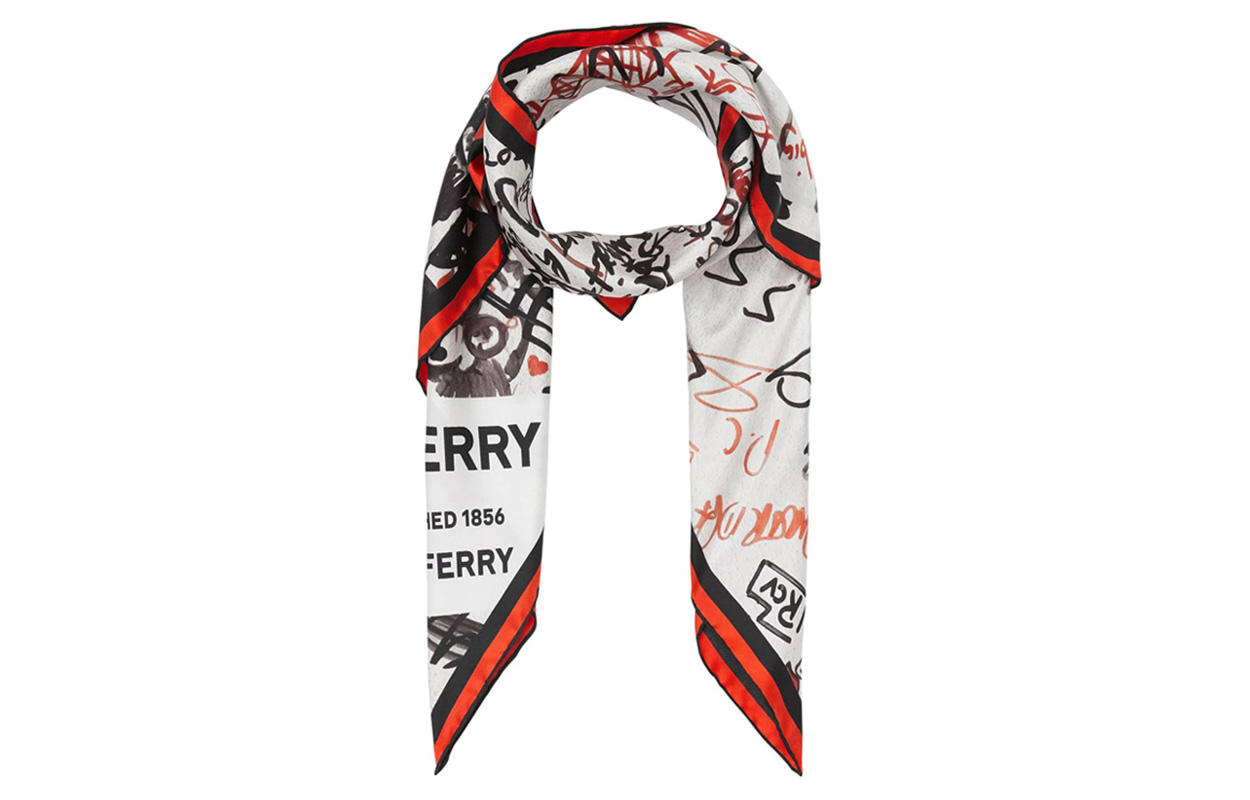 Burberry Colorblock Classic Logo Versatile Scarf 8025577 圖 3