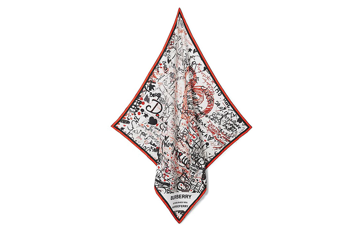 Burberry Colorblock Classic Logo Versatile Scarf 8025577 圖 4