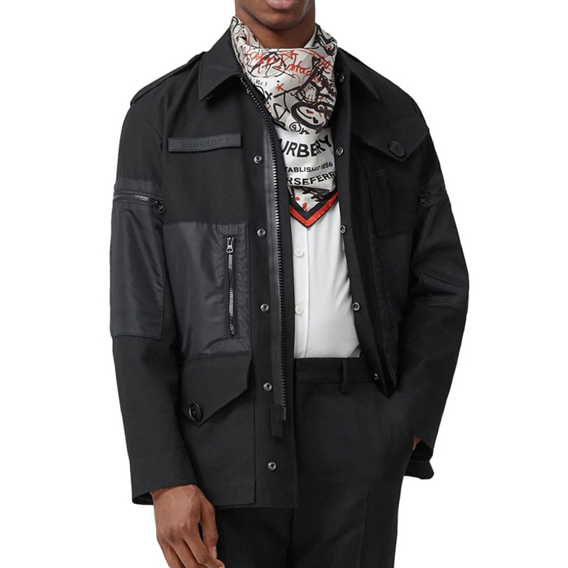 Burberry Colorblock Classic Logo Versatile Scarf 8025577 圖 5