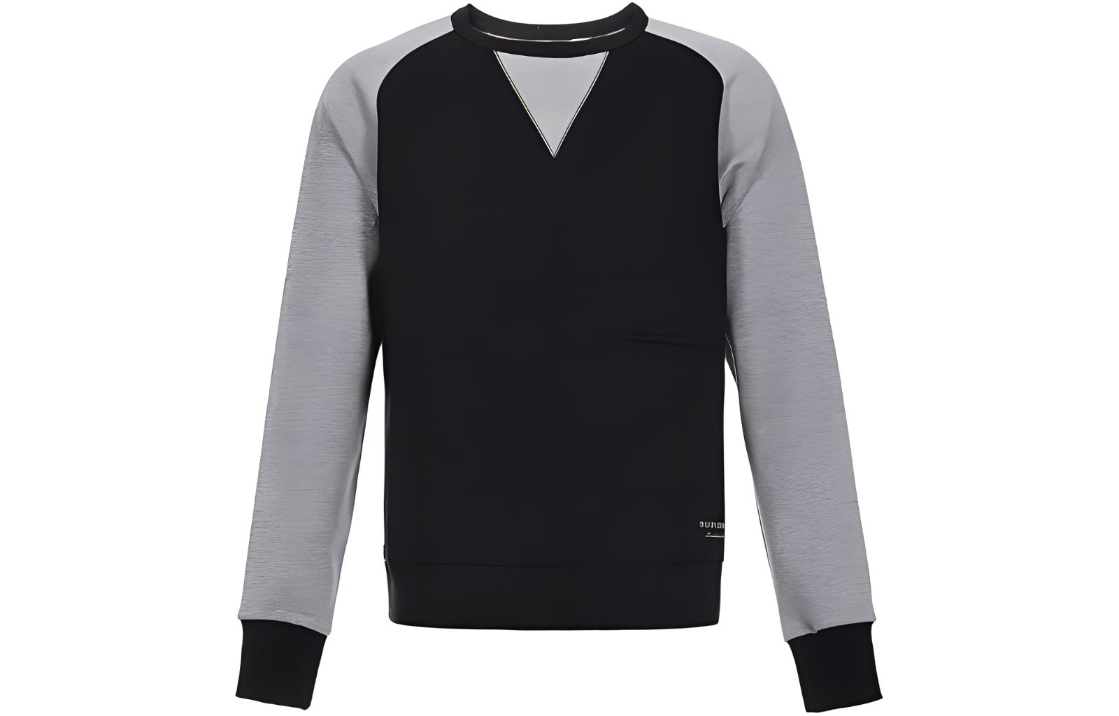 Burberry Colorblock Crewneck Sweatshirt Black 40568521