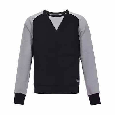 Burberry Colorblock Crewneck Sweatshirt Black 40568521