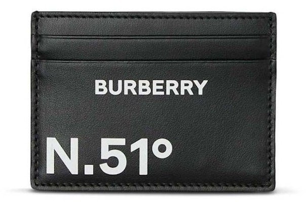 博柏利坐標印花黑色卡片夾 Buy 博柏利坐標印花黑色卡片夾