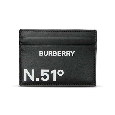 Burberry Coordinates Print Card Holder Black