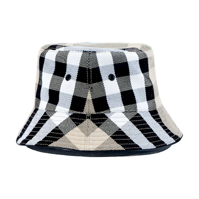 Burberry Cotton Check Jacquard Bucket Hat. 80405301