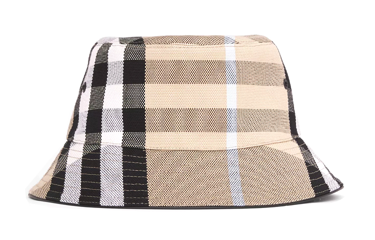 Burberry Cotton Check Jacquard Bucket Hat. 80405301 圖 3