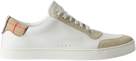 Burberry Sneakers Katun Kotak Putih Netral 80664681 Order Burberry Sneakers Katun Kotak Putih Netral 80664681