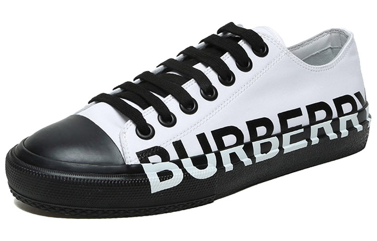 Burberry Cotton Gabardine 'Logo Print Black and White' 圖 2