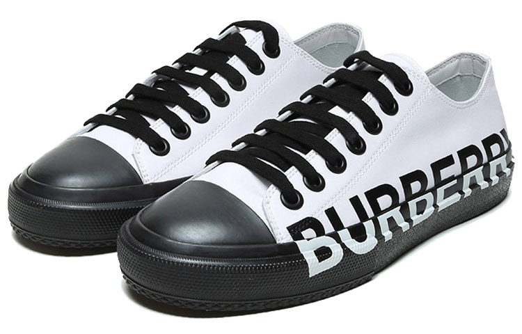 Burberry Cotton Gabardine 'Logo Print Black and White' 圖 3