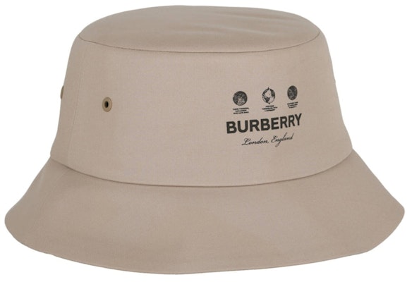 Burberry Cotton Logo Bucket Hat Light Beige Buy Burberry Cotton Logo Bucket Hat Light Beige