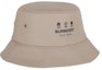 Buy Burberry Cotton Logo Bucket Hat Light Beige