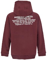Burberry Baju Cotton Logo Sweatshirt Warna Burgundy. 80456891 Lookbook Burberry Baju Cotton Logo Sweatshirt Warna Burgundy. 80456891