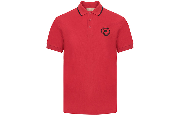 Burberry Cotton Short-Sleeve Polo Shirt with Logo. 80059361 圖 2