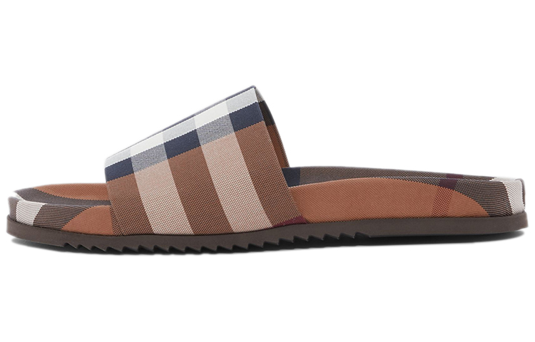 Burberry Cotton Slipper 'Birch Brown Check'
