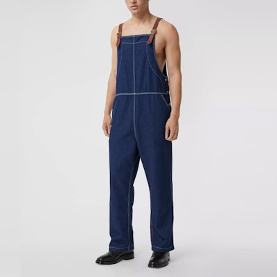 Overall Denim Burberry Pria Warna Biru. 45674671 Purchase Overall Denim Burberry Pria Warna Biru. 45674671