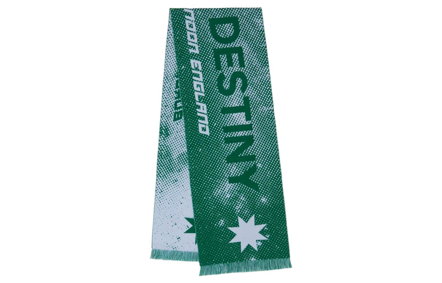 Burberry Destiny Monogram Wool Scarf Unisex Deep Spruce Green 80496631 圖 3