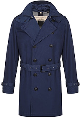 Burberry Detachable Hood Casual Trench Coat in Navy Blue 40518811 Order Burberry Detachable Hood Casual Trench Coat in Navy Blue 40518811