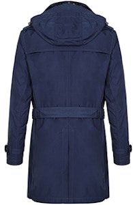 버버리 네이비 블루 탈부착 후드 캐주얼 트렌치 코트 40518811 Lookbook 버버리 네이비 블루 탈부착 후드 캐주얼 트렌치 코트 40518811