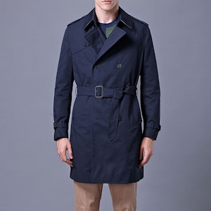 버버리 네이비 블루 탈부착 후드 캐주얼 트렌치 코트 40518811 Shop 버버리 네이비 블루 탈부착 후드 캐주얼 트렌치 코트 40518811