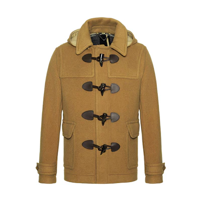 Burberry Detachable Hood Jacket Khaki-Coat 80086471