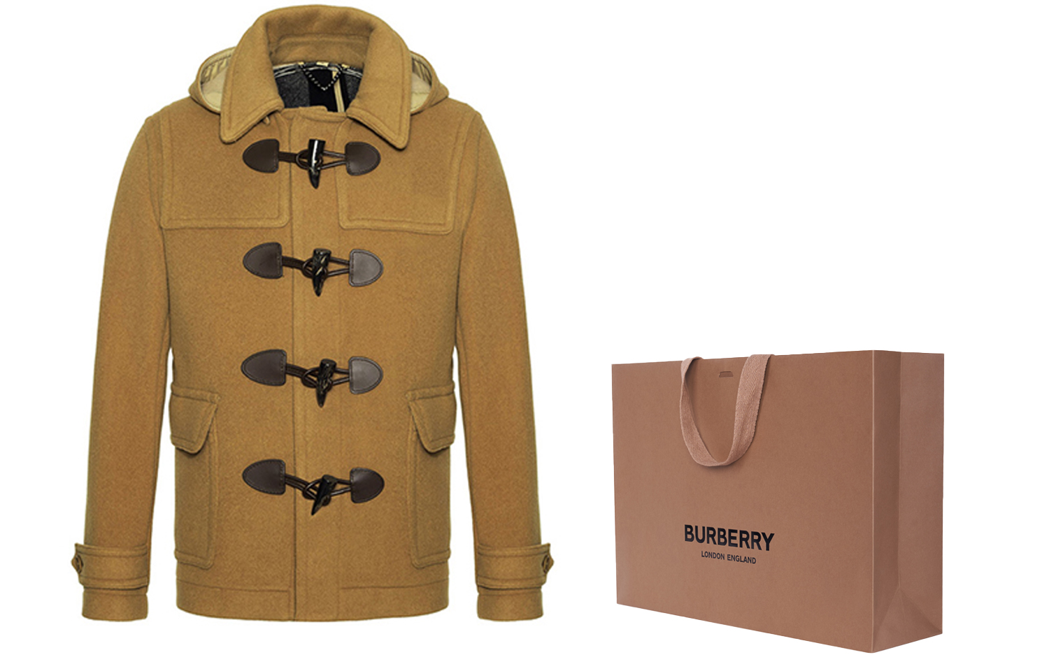 Burberry Detachable Hood Jacket Khaki-Coat 80086471 圖 8