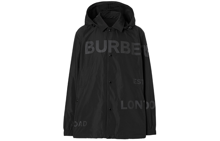 Burberry Detachable Hood Jacket with Letter Logo 80277291