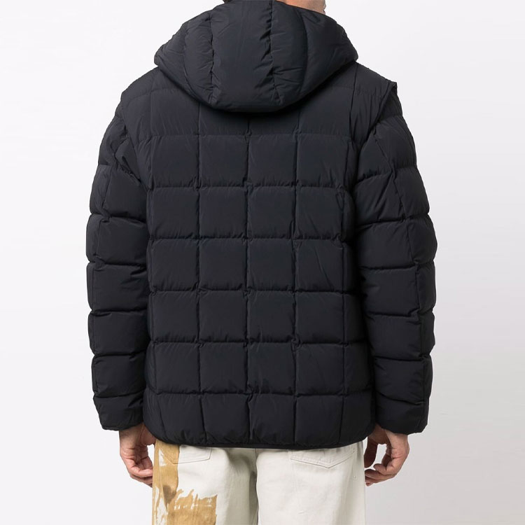 Burberry Detachable Sleeve Hooded Down Jacket Black 80439181 圖 7