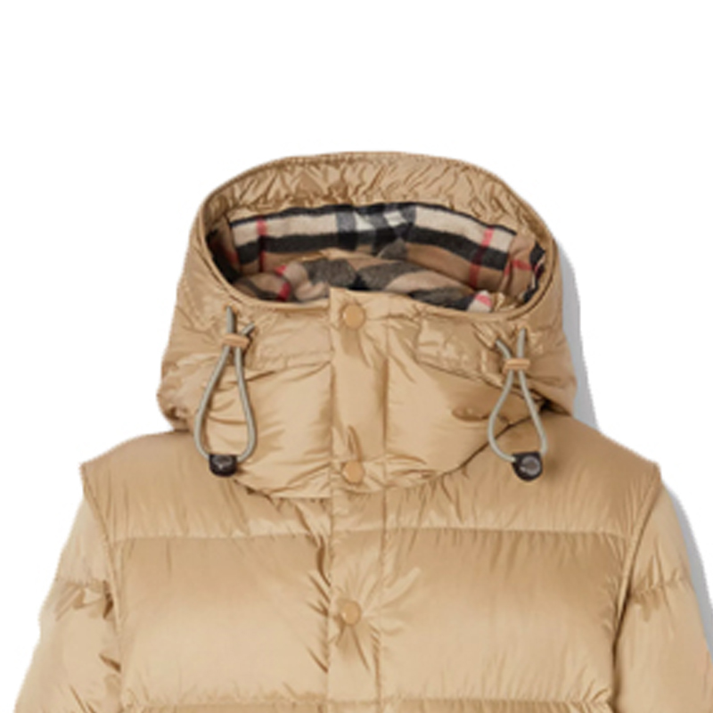 Lookbook Burberry 可拆式袖羽絨外套 蜂蜜色 80211831
