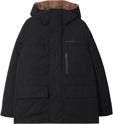 Burberry Detachable Warmer Parka Logo Print Hooded Down Jacket Black Mens. 80911071 Buy Burberry Detachable Warmer Parka Logo Print Hooded Down Jacket Black Mens. 80911071