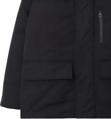 Burberry Detachable Warmer Parka Logo Print Hooded Down Jacket Black Mens. 80911071 Shop Burberry Detachable Warmer Parka Logo Print Hooded Down Jacket Black Mens. 80911071