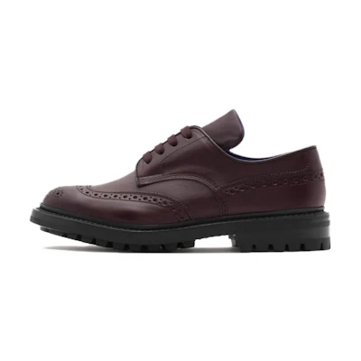 Burberry Devon 'Purple-Red Leather Cutout'