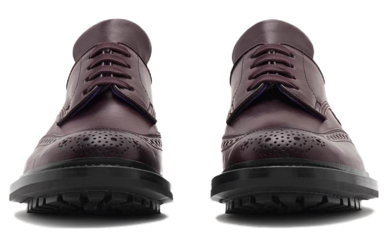 Order Burberry Devon 'Purple-Red Leather Cutout' 80757701