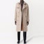 Lookbook Burberry Double-Breasted Backless Trench Coat Light Khaki 80454631